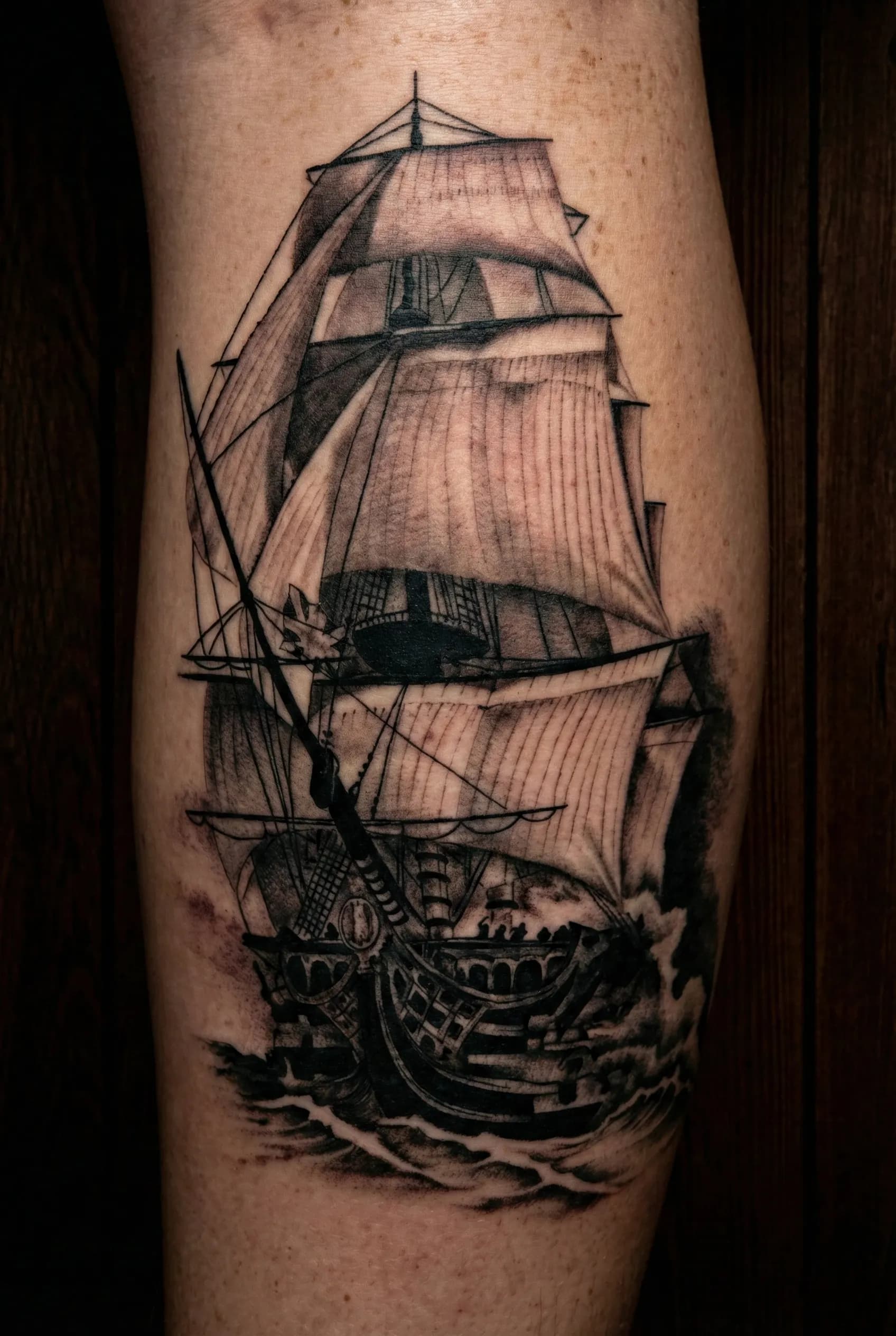 Black & Grey Realism Tattoos in Brisbane tattoo by Bad Apples Tattoo Emporium, Taringa Brisbane (3)