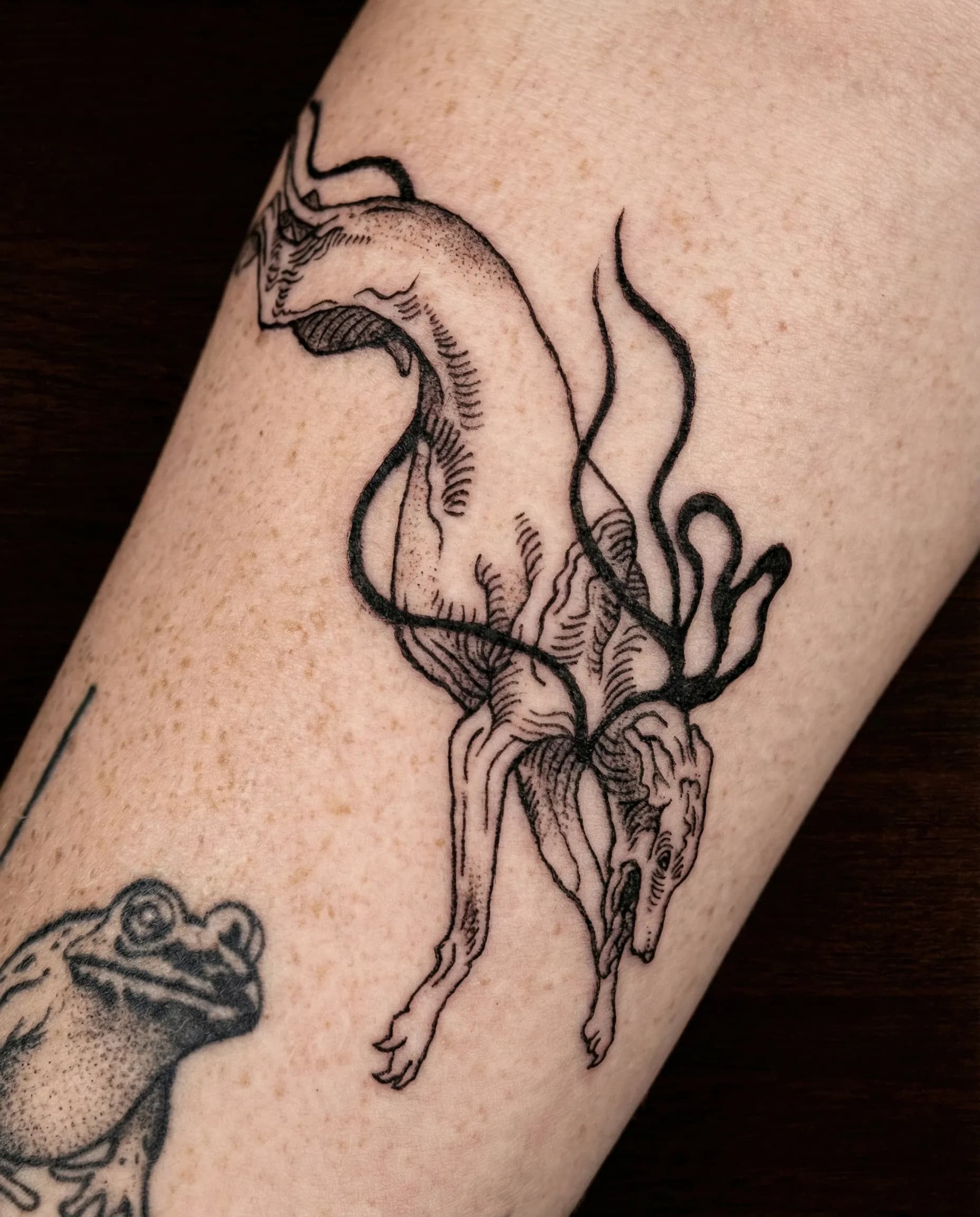Fine Line Tattoos in Brisbane tattoo by Bad Apples Tattoo Emporium, Taringa Brisbane (2)