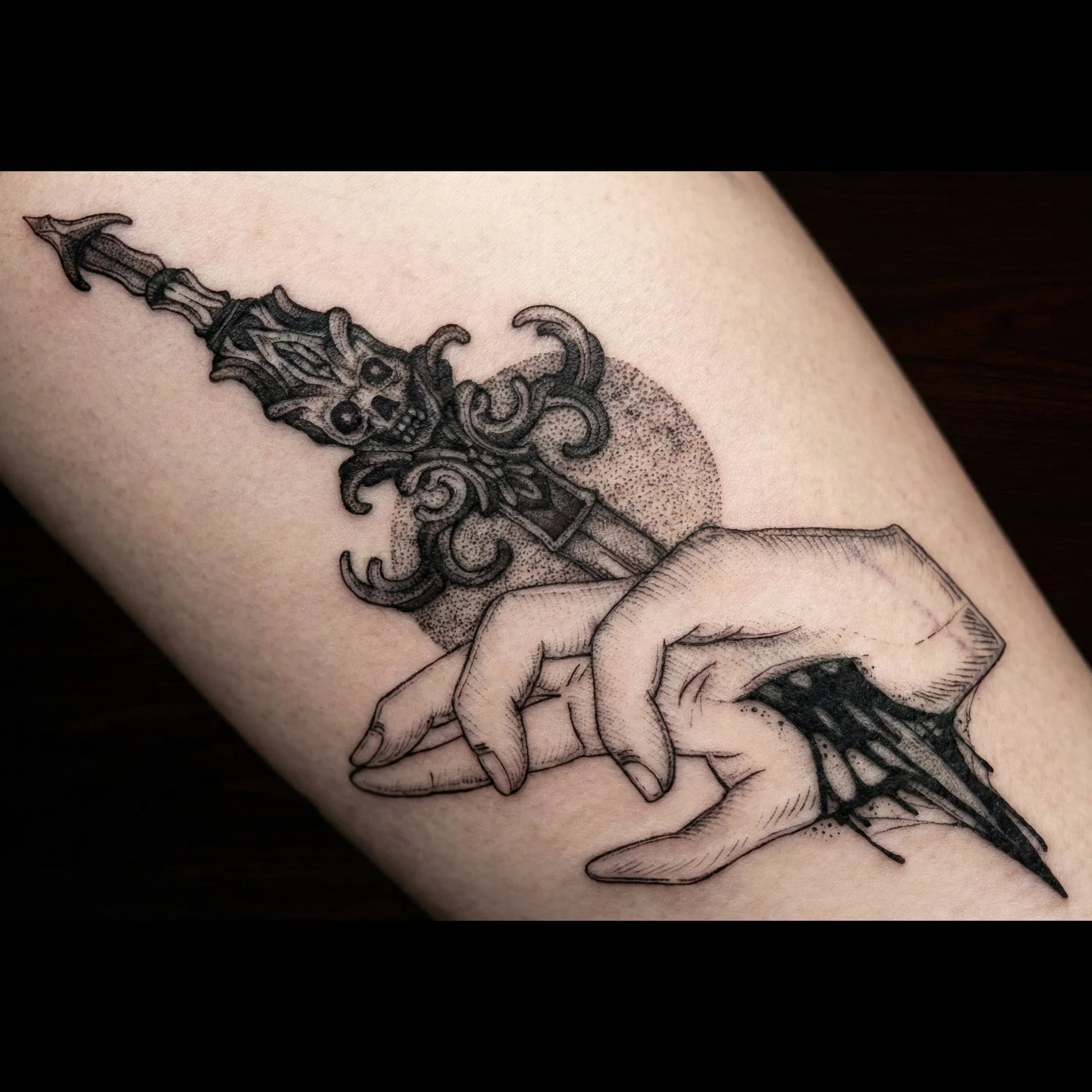 Blackwork Tattoos in Brisbane tattoo by Bad Apples Tattoo Emporium, Taringa Brisbane (1)