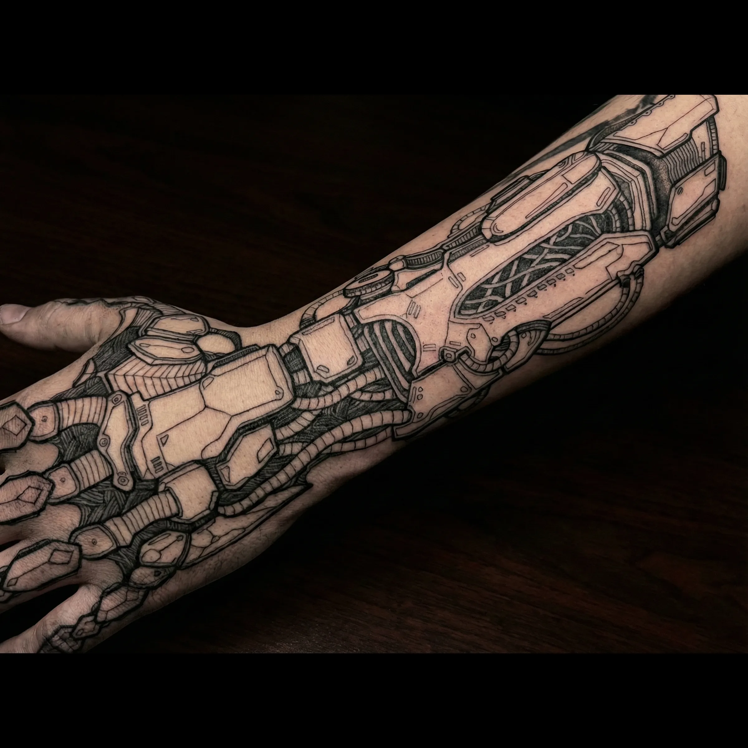 Blackwork Tattoos in Brisbane tattoo by Bad Apples Tattoo Emporium, Taringa Brisbane (2)