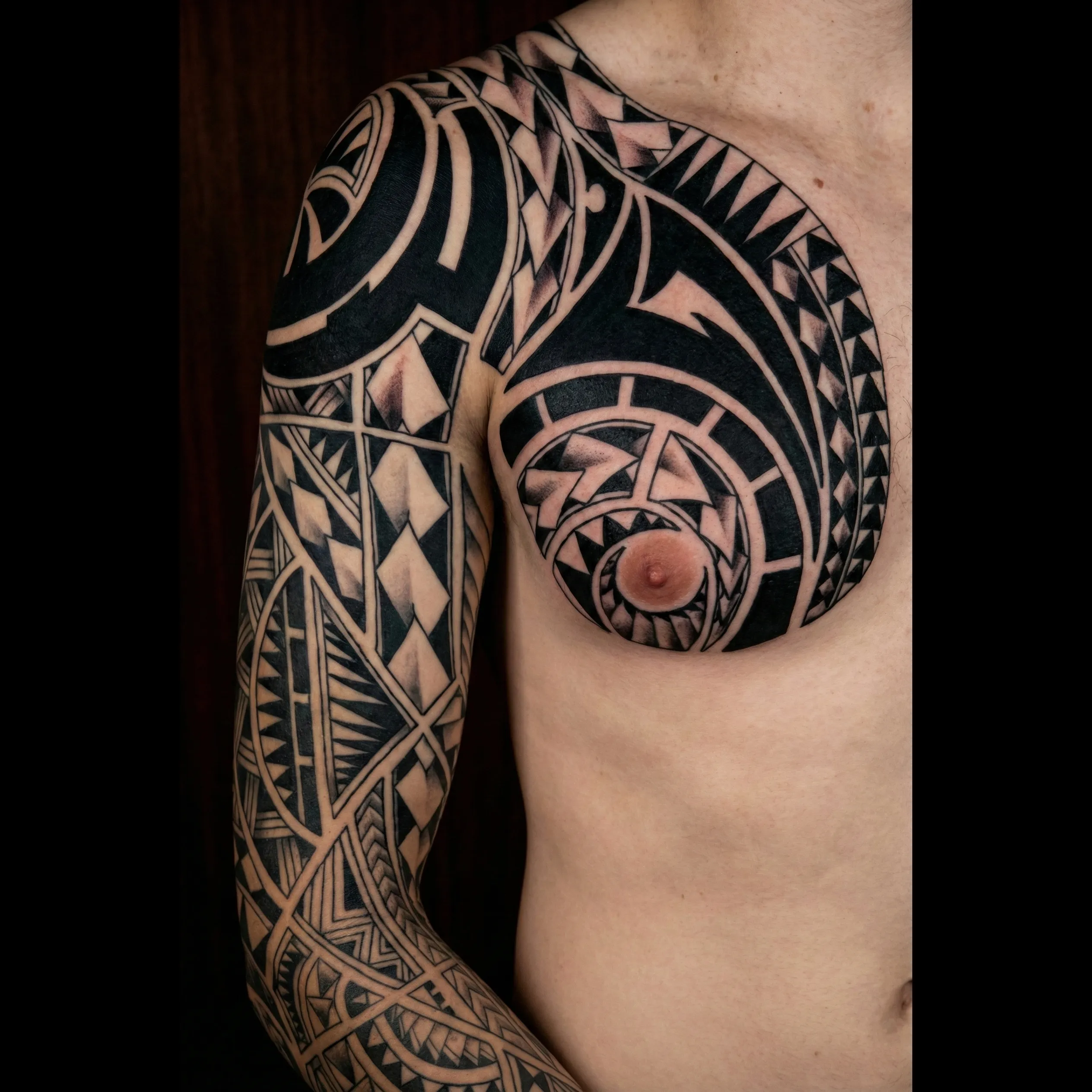 Blackwork Tattoos in Brisbane tattoo by Bad Apples Tattoo Emporium, Taringa Brisbane (4)