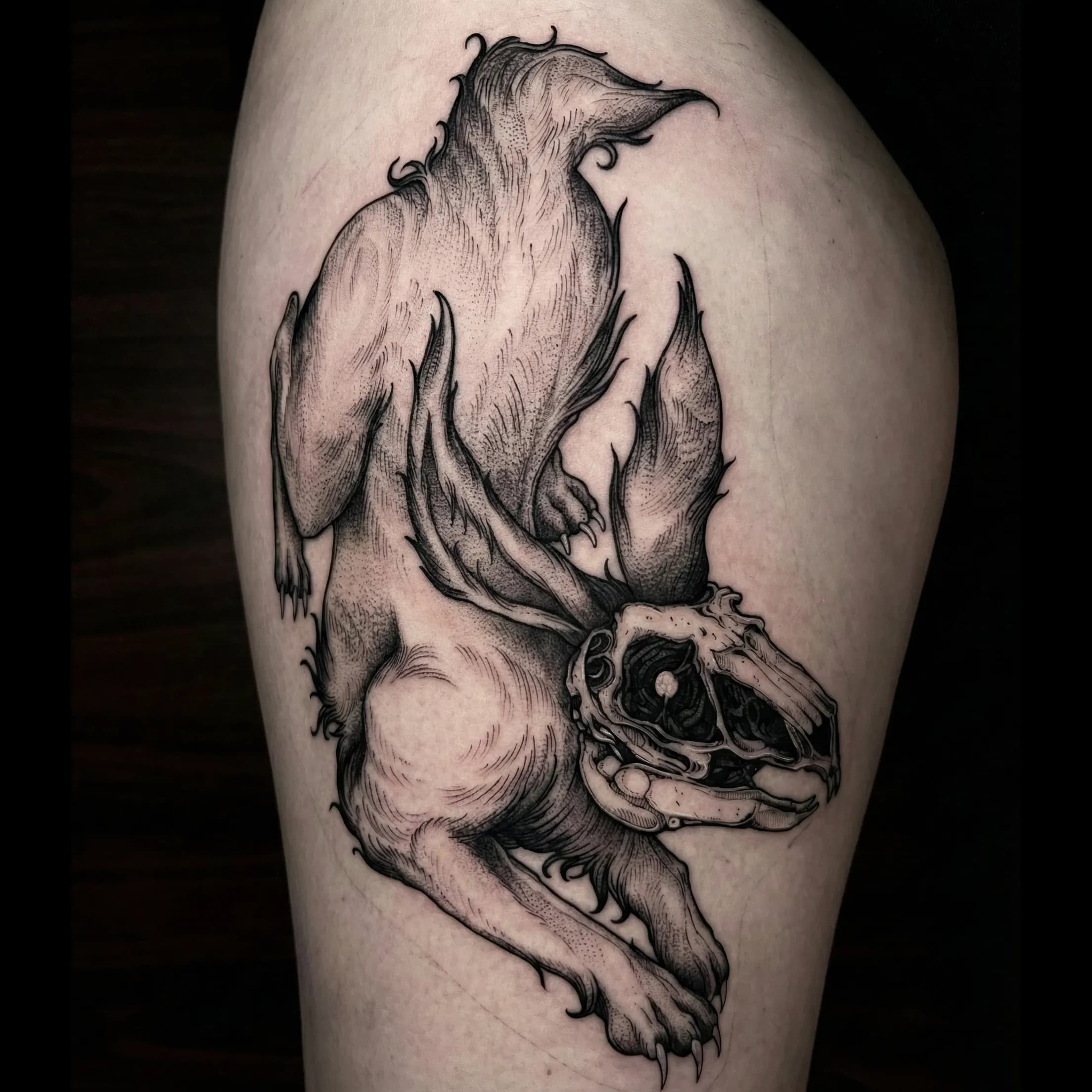 Blackwork Tattoos in Brisbane tattoo by Bad Apples Tattoo Emporium, Taringa Brisbane (6)