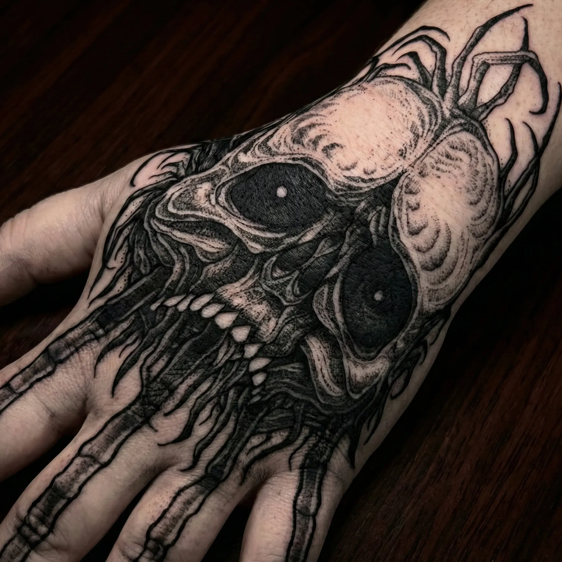 Blackwork Tattoos in Brisbane tattoo by Bad Apples Tattoo Emporium, Taringa Brisbane (8)