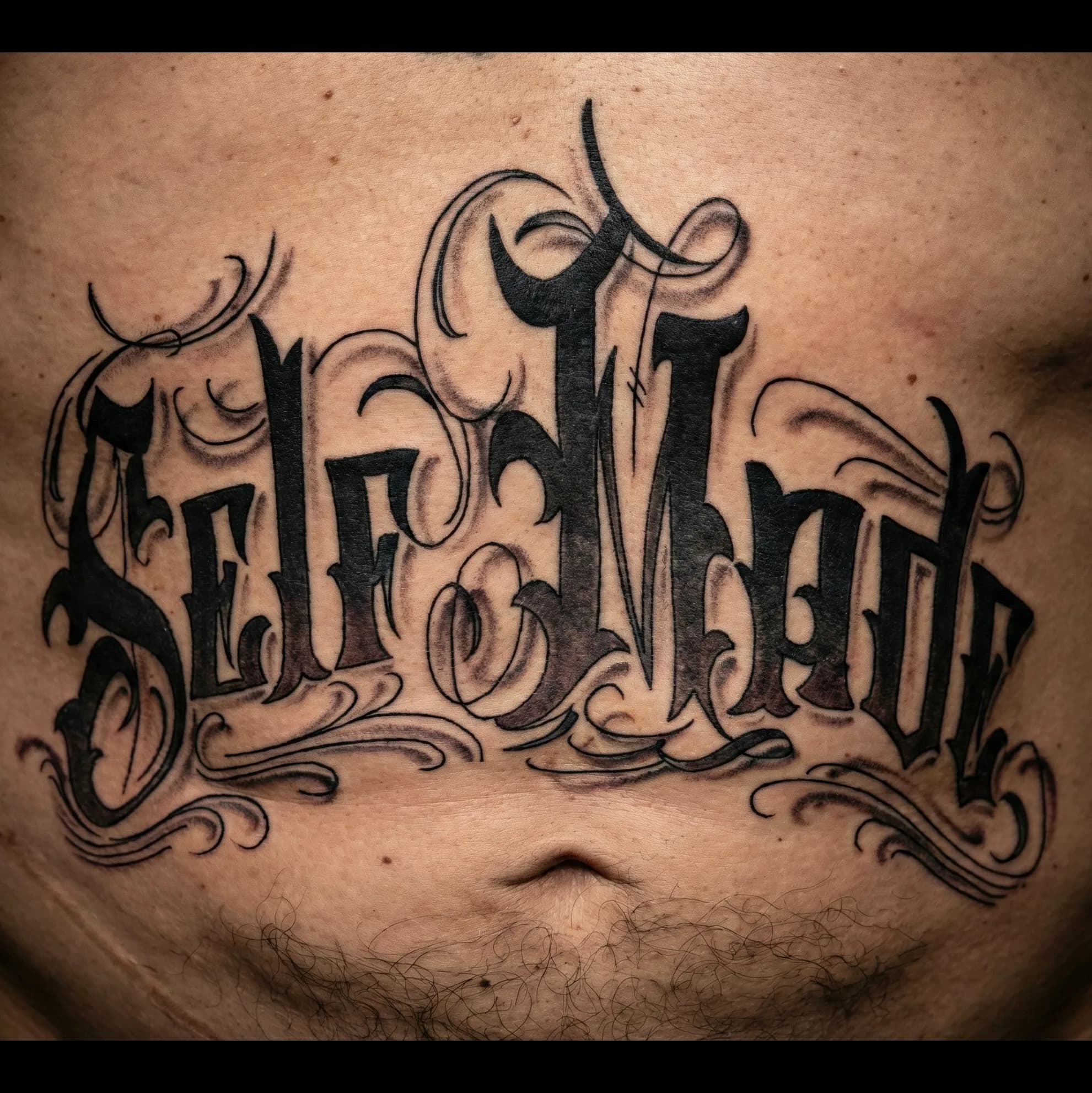 Script & Lettering Tattoos in Brisbane tattoo by Bad Apples Tattoo Emporium, Taringa Brisbane (2)