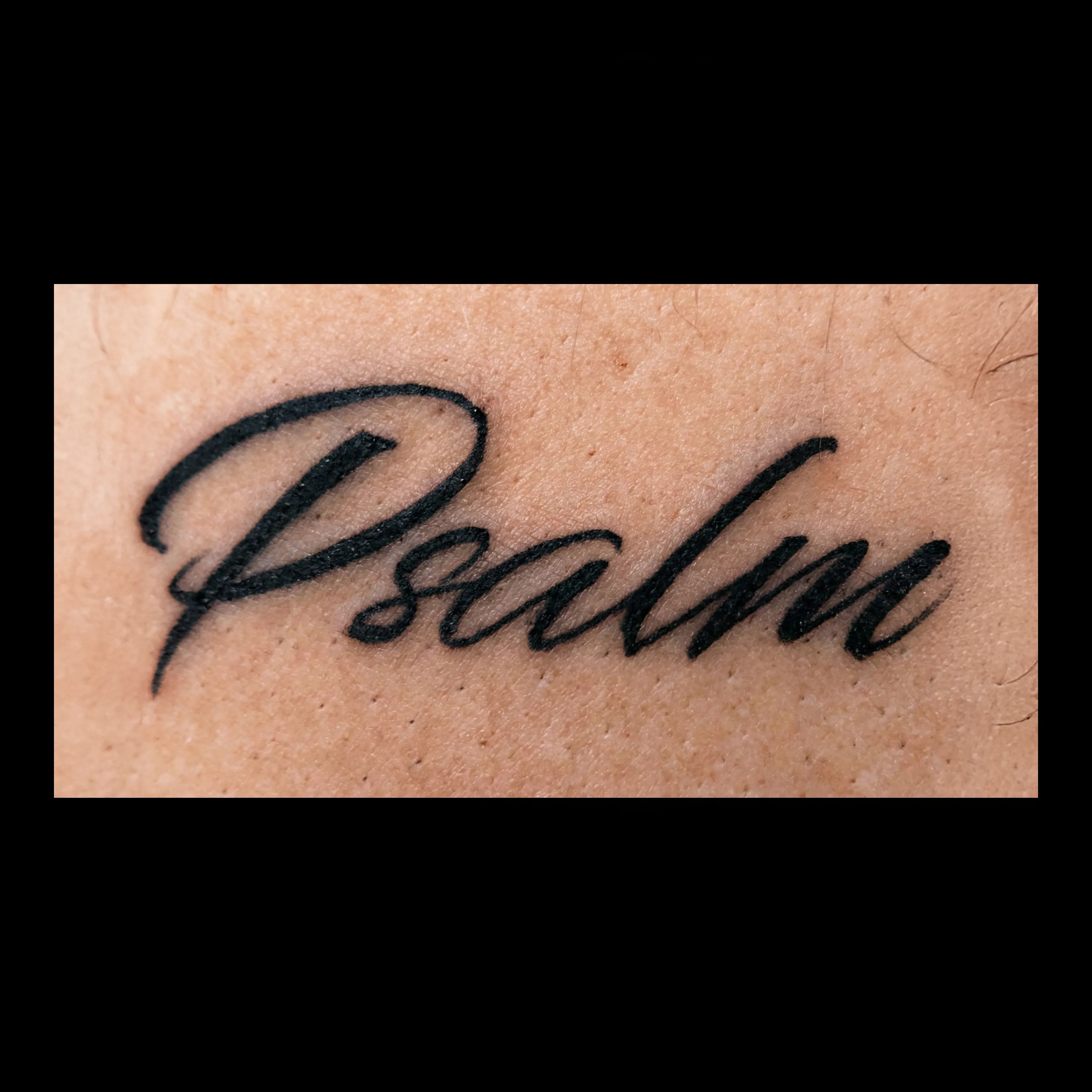 Script & Lettering Tattoos in Brisbane tattoo by Bad Apples Tattoo Emporium, Taringa Brisbane (7)