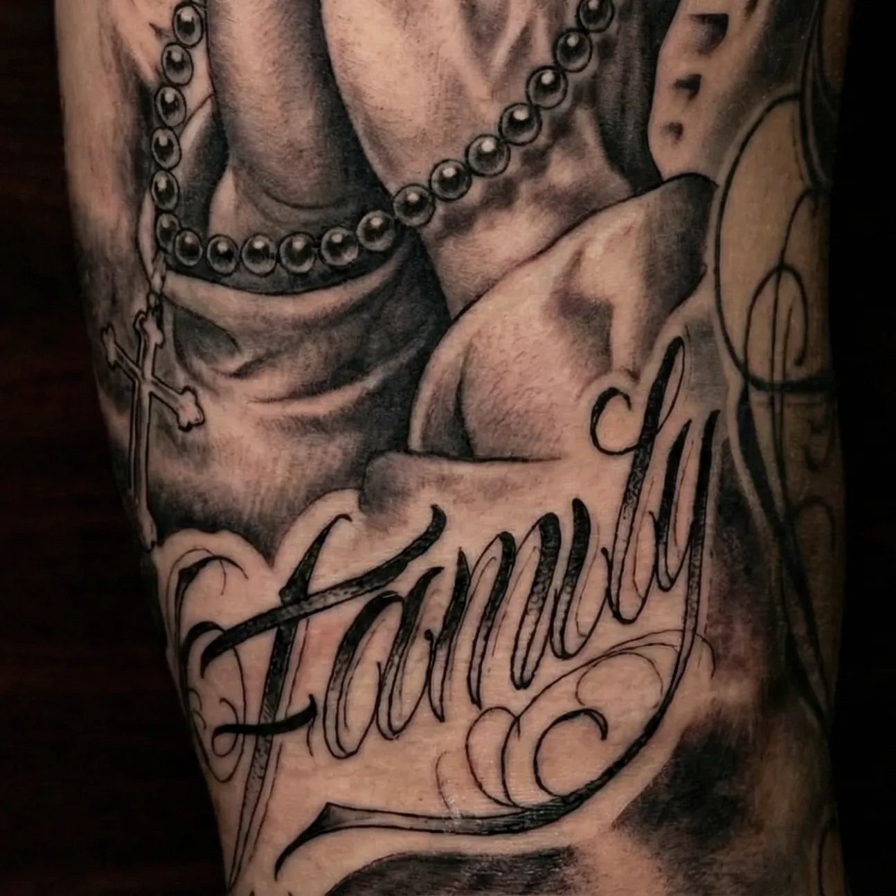 Script & Lettering Tattoos in Brisbane tattoo by Bad Apples Tattoo Emporium, Taringa Brisbane (8)