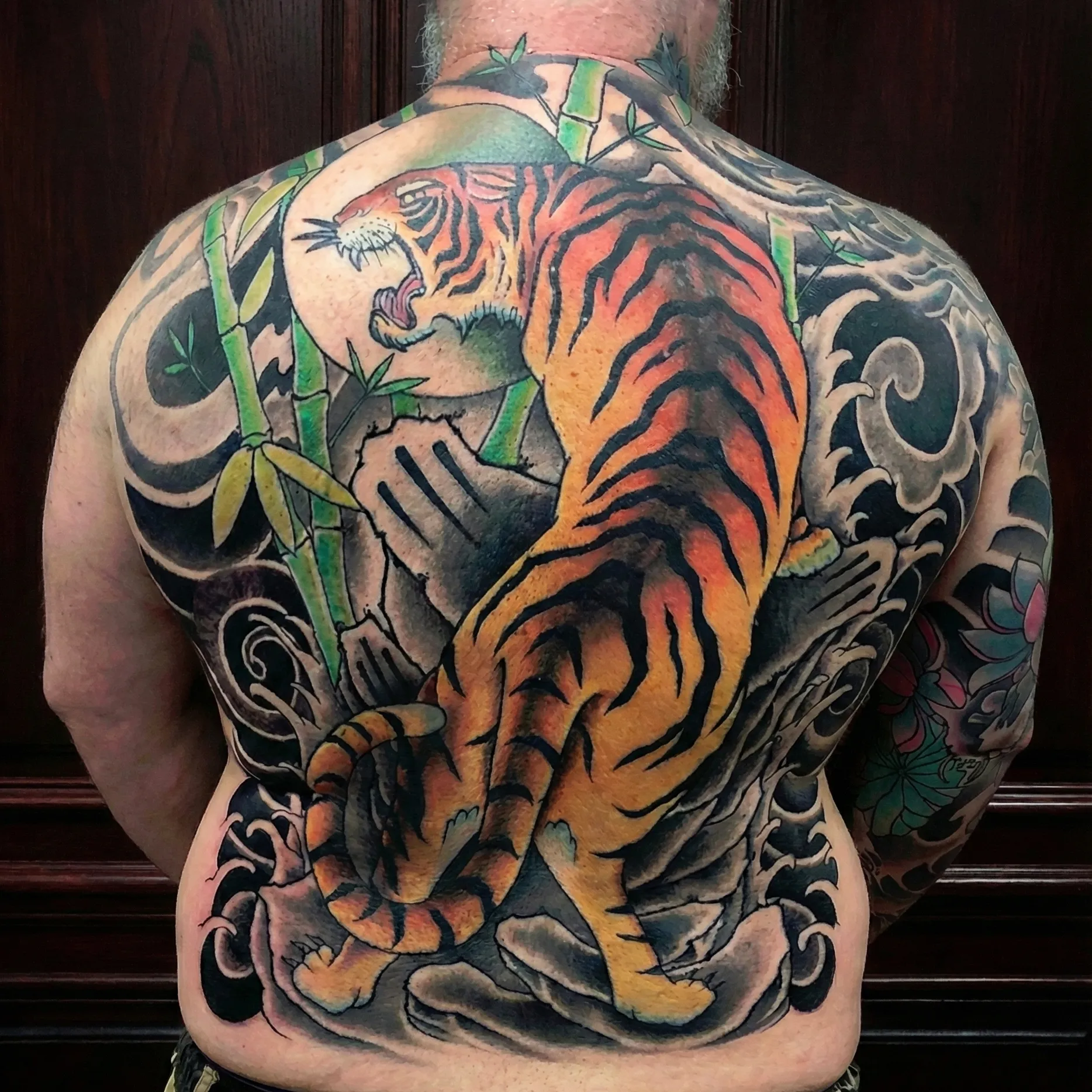 Japanese tattoo by Squid at Bad Apples Tattoo Emporium, Taringa Brisbane