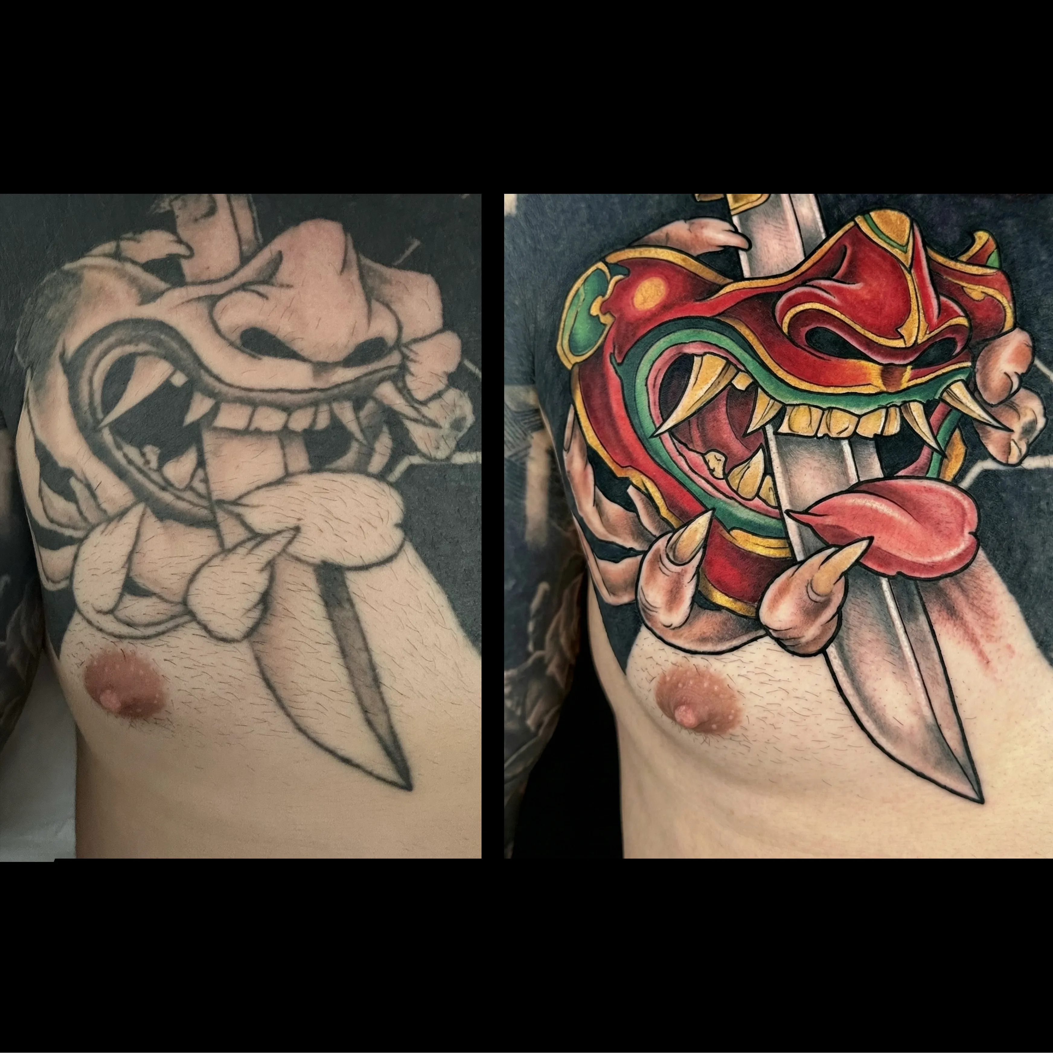 Tattoo Rework at Bad Apples Tattoo Emporium, Taringa Brisbane