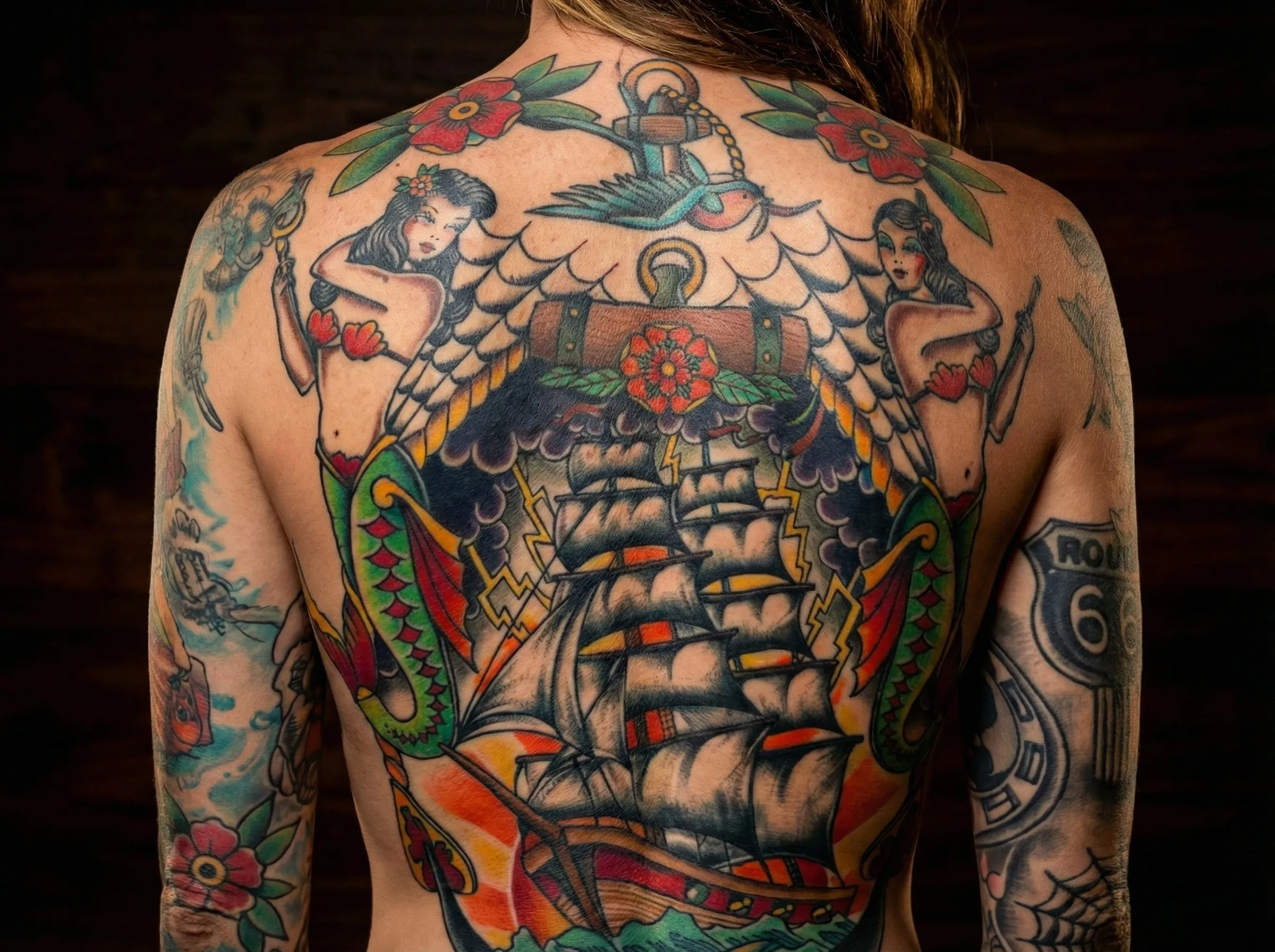 Traditional Tattoos tattoo by Squid at Bad Apples Tattoo Emporium, Taringa Brisbane