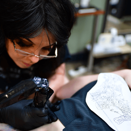 Isobelle "Izzy" Pearl, Tattoo Artist at Bad Apples Tattoo Emporium, Taringa Brisbane