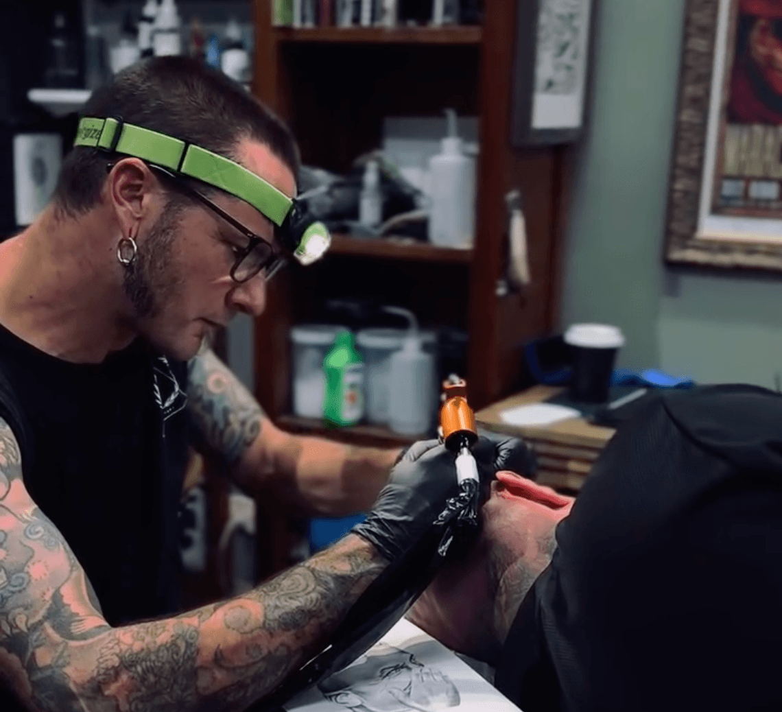 Kjell "Squid" Paterson, Senior Tattoo Artist at Bad Apples Tattoo Emporium, Taringa Brisbane